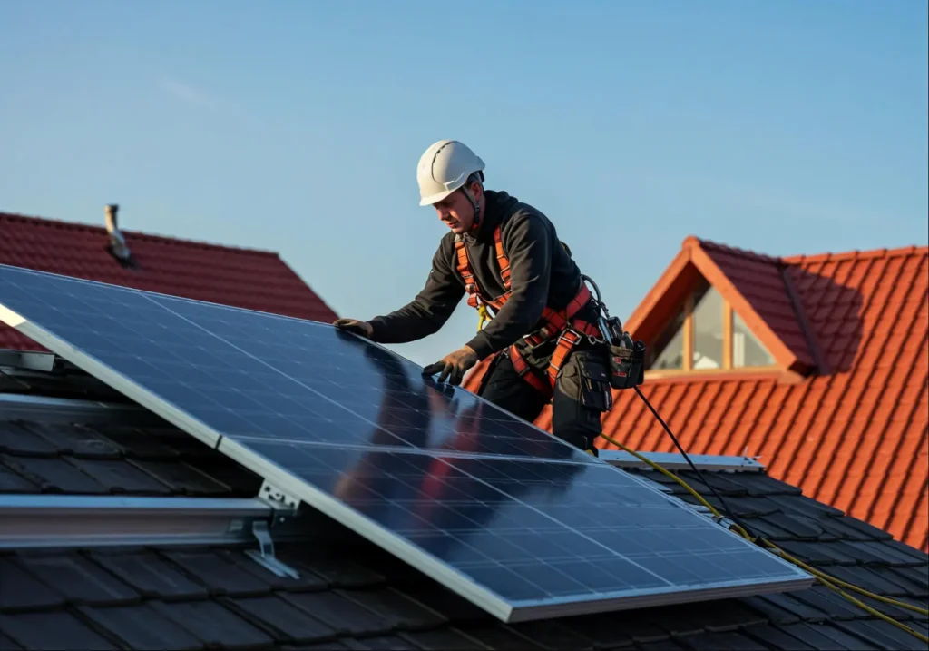 Installation panneaux photovoltaïques à La Louvière
