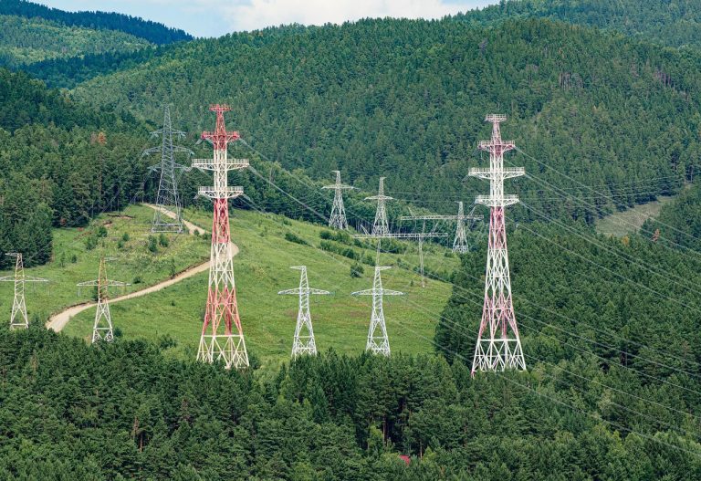 montagnes, forêt, nature, paysage, électricité, fer à repasser, énergie