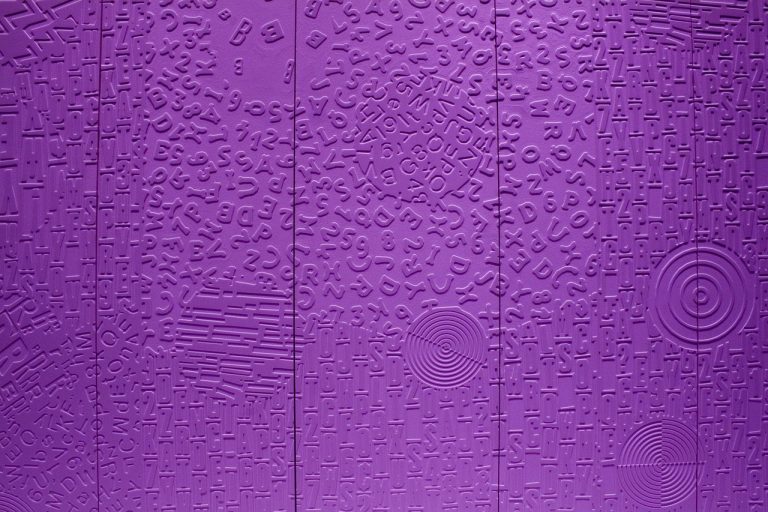 lettres, numéros, structure, violet, mathématiques, dos, panneau