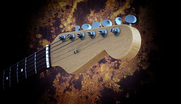 guitare, guitare électrique, instrument à cordes, instrument de musique, électrique, musique rock, jupe, guitare rock, détail, london city, cracheur de feu, 3d, le rendu