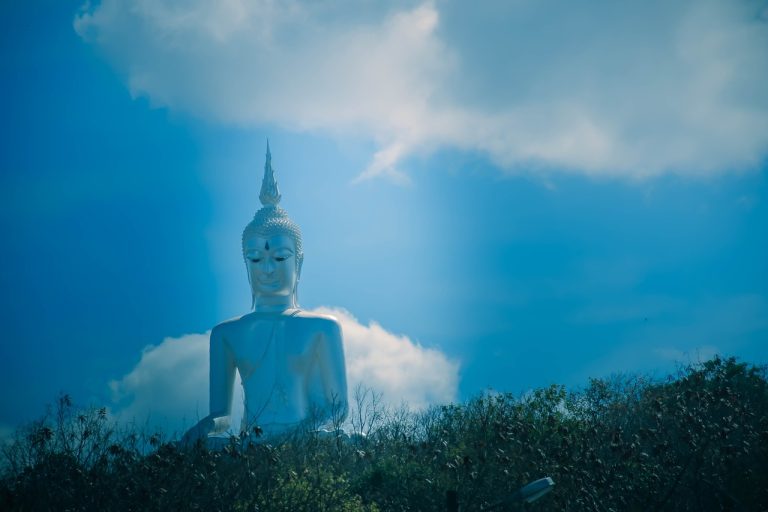bouddha, statue, soleil, mesure, sablier, temps, bouddha purnima, crème solaire, l'été, solaire, léger, ciel, la mesure, chaud, nature, prêtre, bleu temps, bleu bouddha