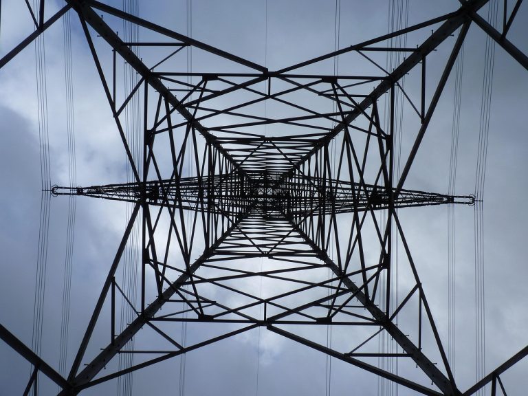 poteau électrique, électricité, mât, ligne électrique, énergie, haute tension, pylône haute tension, bloc d'alimentation, la technologie, perspective