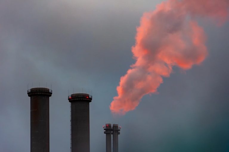 cheminées, centrale électrique, industrie, fumée, fumer, centrale thermique, énergie