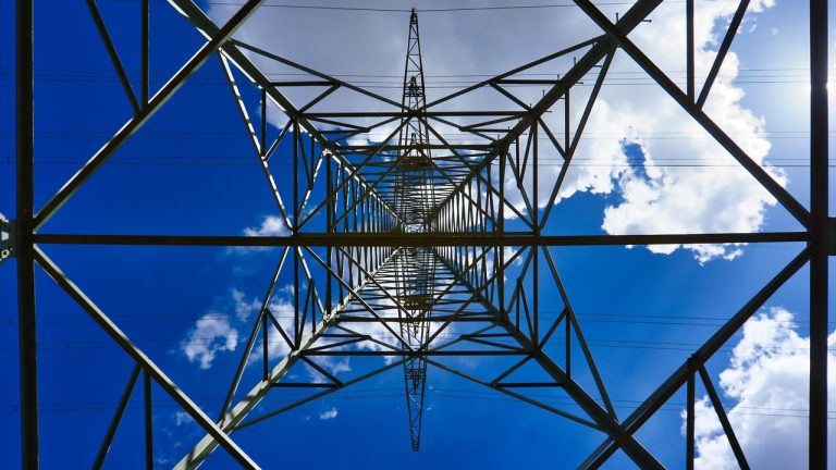 électricité, symétrie, paradis, poteau électrique